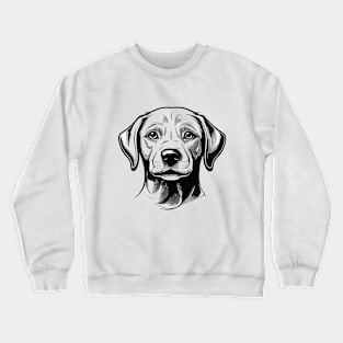 Labrador Black Pencil Style Crewneck Sweatshirt